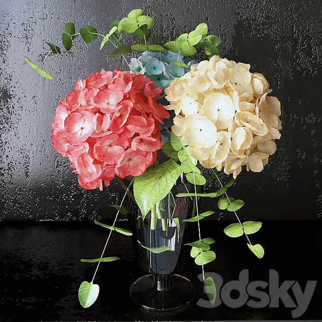 Hydrangea (bouquet) 3DModel
