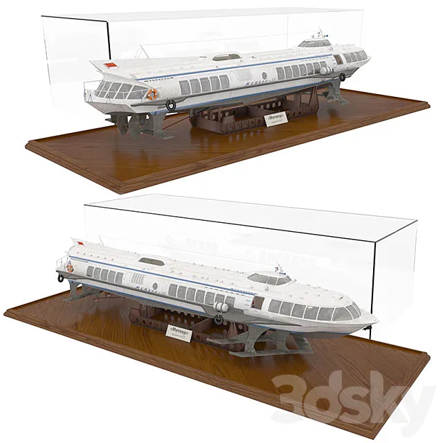 Hydrofoil Meteor 3DModel Hydrofoil Meteor 3DModel