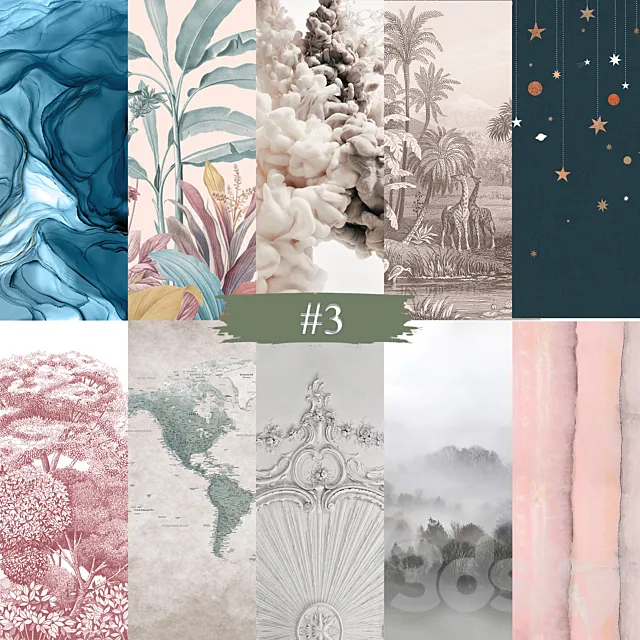 Hygge Wall # 3 3D Model Hygge Wall # 3 3D Model