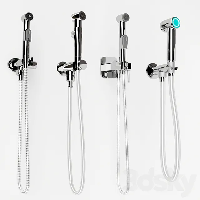 Hygienic shower collection 3DModel