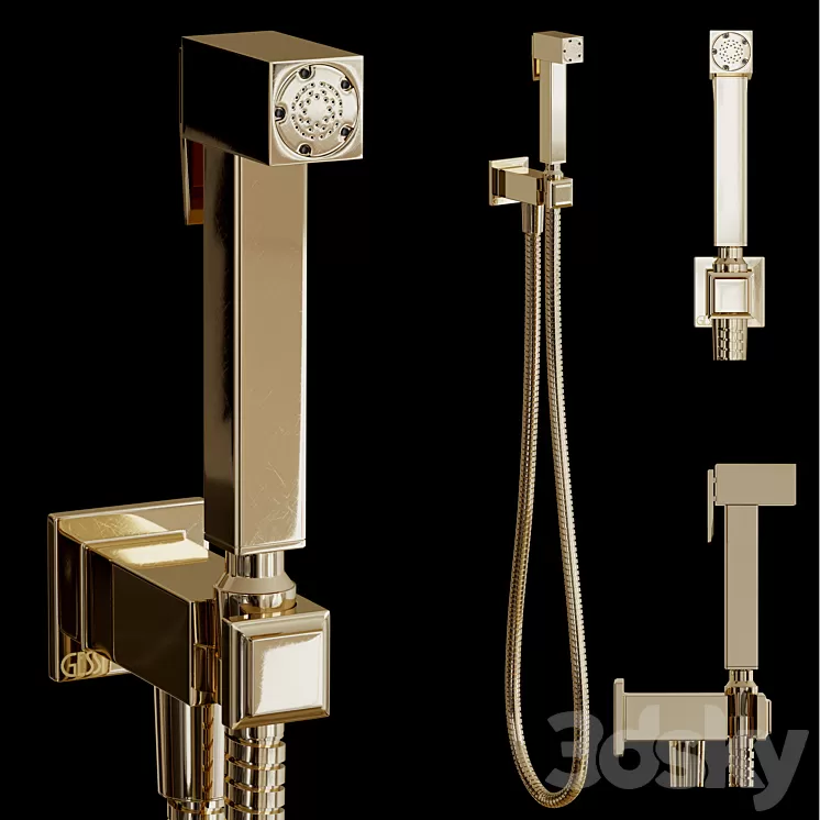 Hygienic shower Gessi Eleganza Art. 46285 3D Model