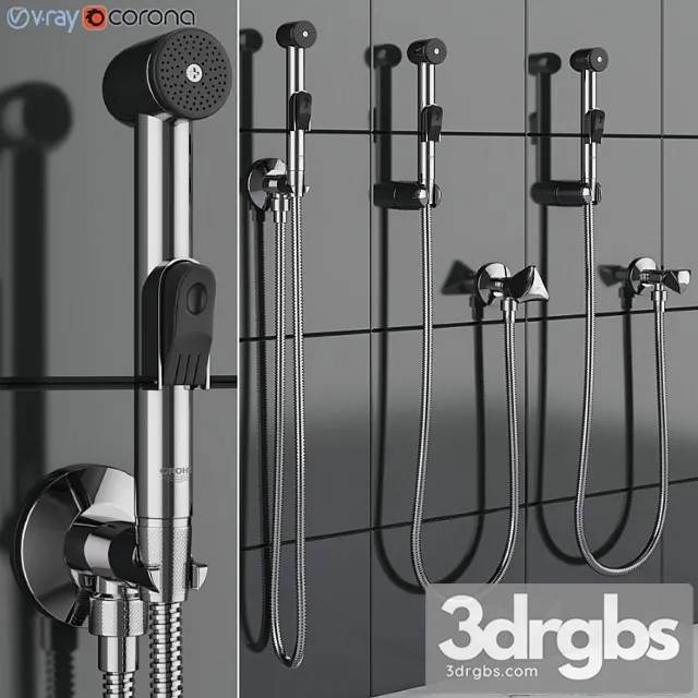Hygienic Shower Grohe Trigger Spray 3D Model Download