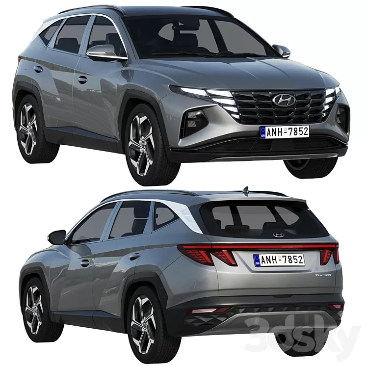 Hyundai Tucson 2021 3D Model Free Download
