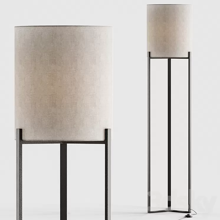 Ian Metal Floor Lamp – Pottery Barn 3D Model Free Download Ian Metal Floor Lamp – Pottery Barn 3D Model Free Download