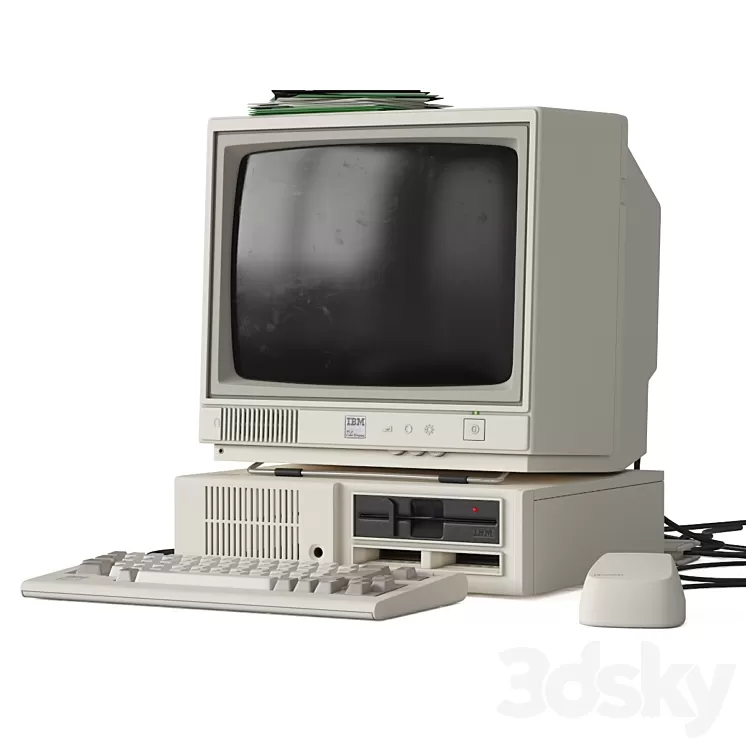 IBM PCjr 3D Model