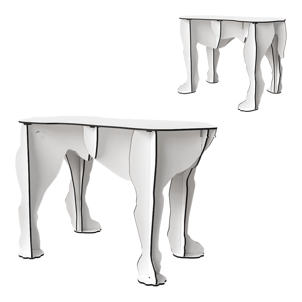 ibride – Dog bench Rex 3D Model