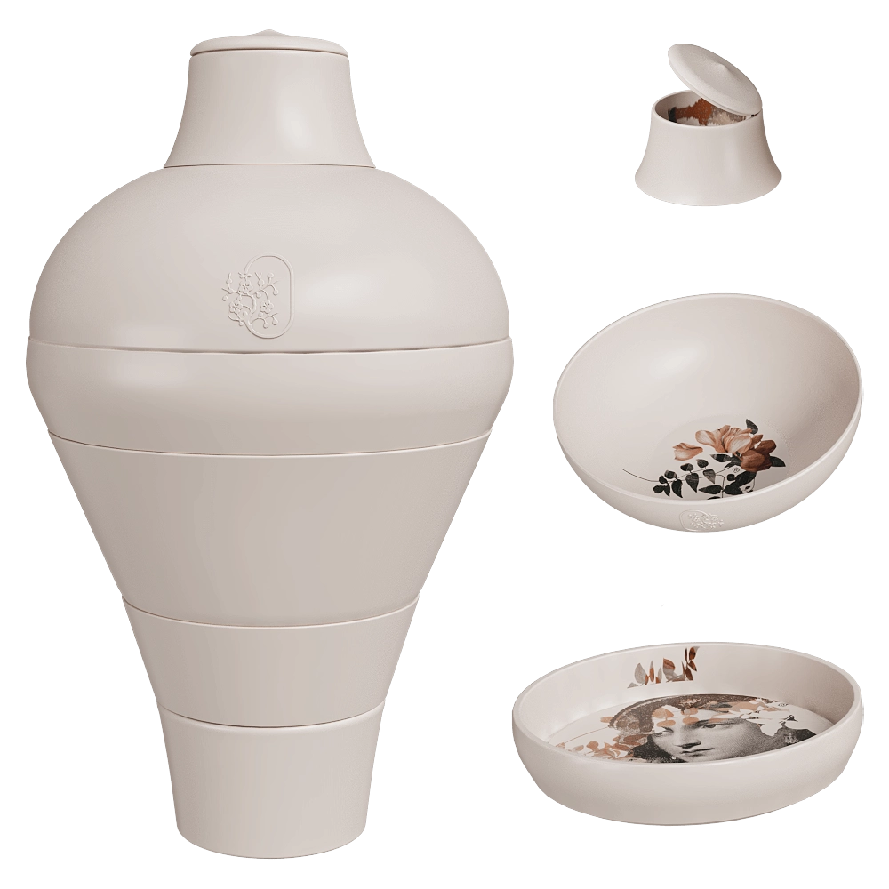 ibride – Stackable Cookware Set Ming Alhambra 3D Model