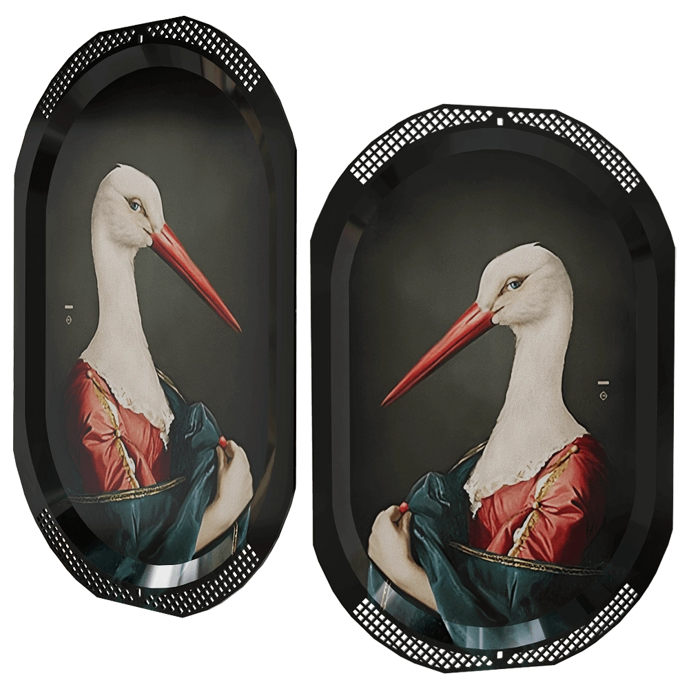 ibride – Tray size La Cigogne 3D Model