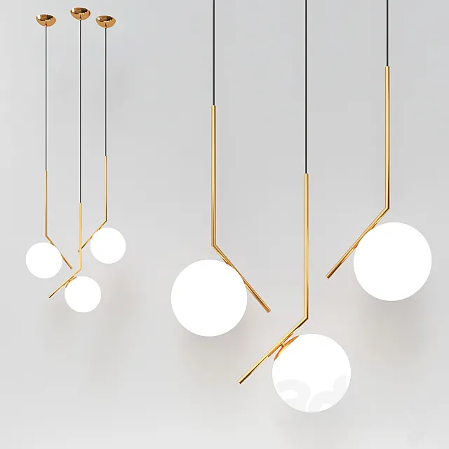 Ic Lights Family Michael Anastassiades 3D Model