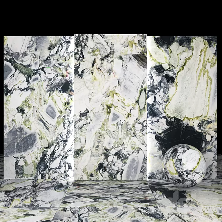 Ice connect marble 01 3D Model