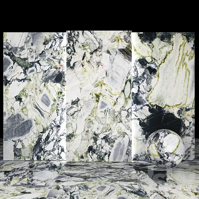 Ice connect marble 01 3DModel