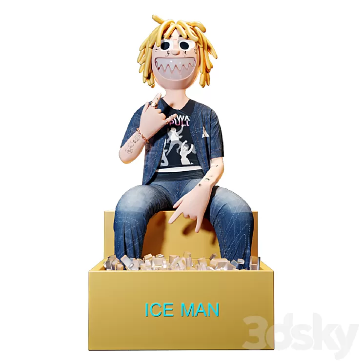 ICE MAN 3D Model ICE MAN 3D Model