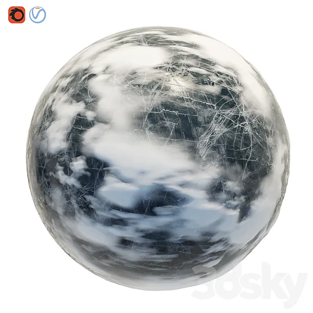 Ice with snow 3D Model Ice with snow 3D Model