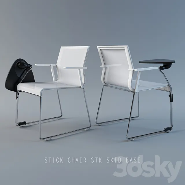 ICF STICK CHAIR 3DModel ICF STICK CHAIR 3DModel