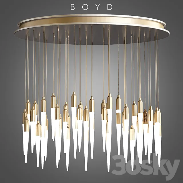 Icicle Ellipse Boyd Lighting 3D Model