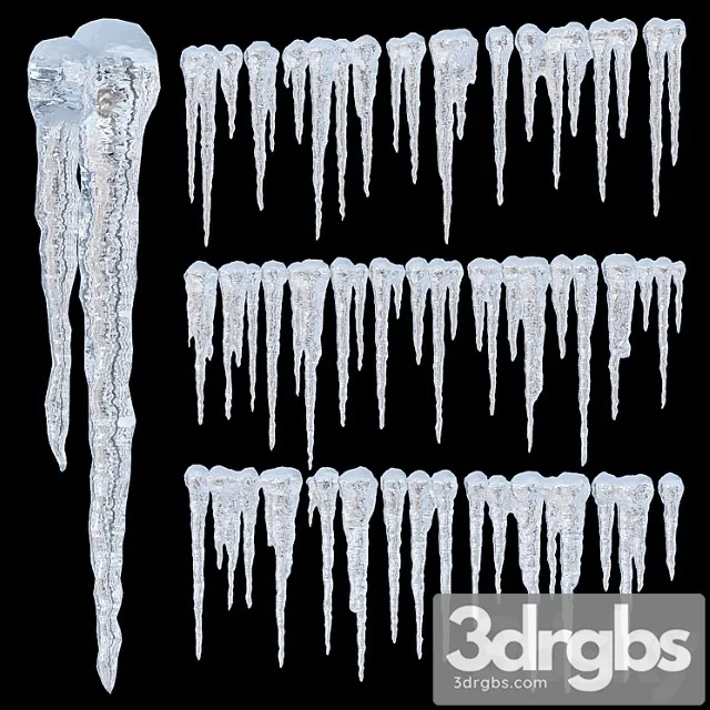 Icicles 2 3D Model Download Icicles 2 3D Model Download