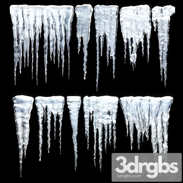 Icicles 3D Model Download Icicles 3D Model Download