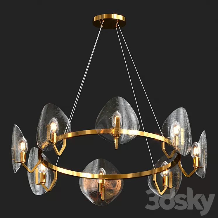 Icicles Chandelier 3D Model Icicles Chandelier 3D Model
