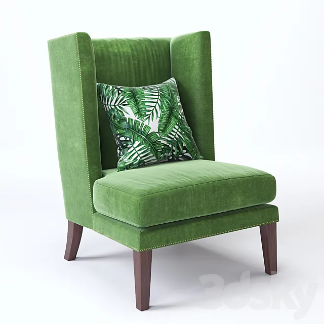 Icon Designe Armchair Wing 3D Model
