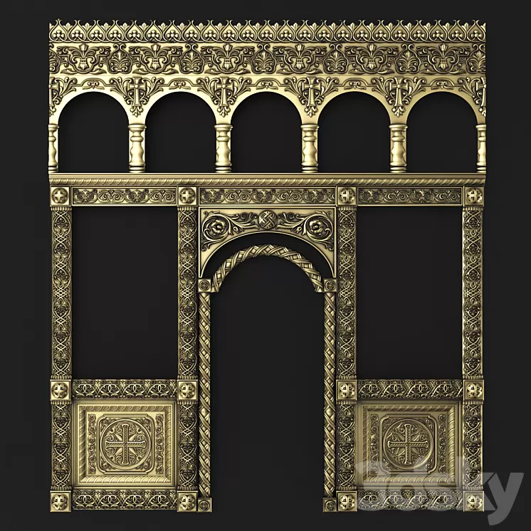 Iconostasis 3D Model