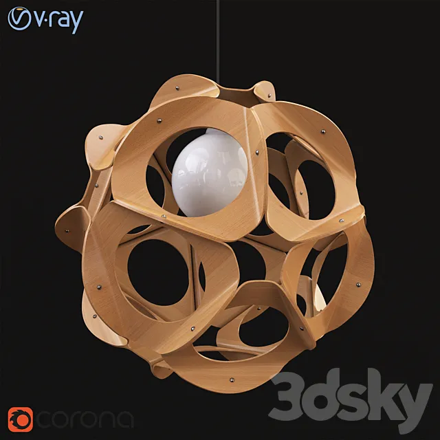 Icos lamp 3D Model Icos lamp 3D Model