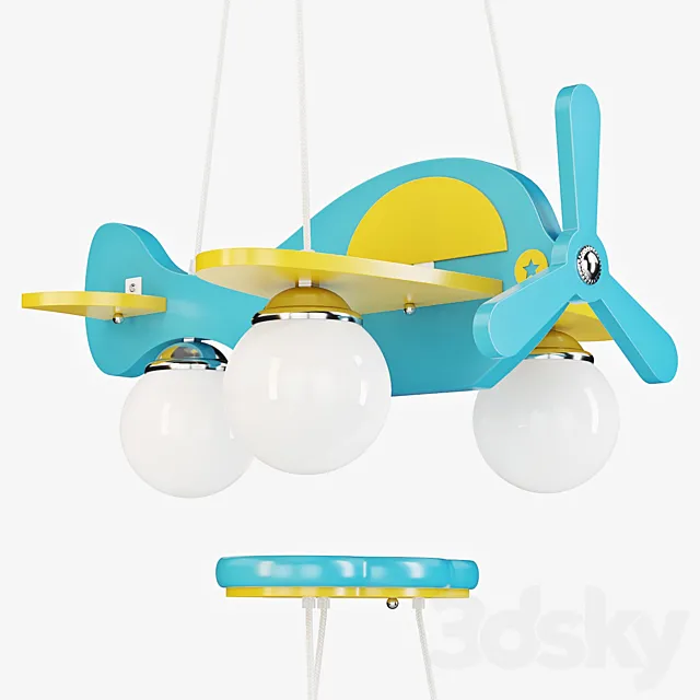 Ideal Lux: Chandelier – Avion 3D Model