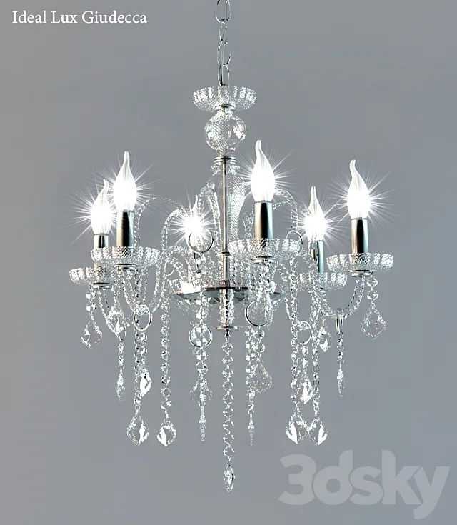 Ideal Lux GIUDECCA SP6 3DModel Ideal Lux GIUDECCA SP6 3DModel