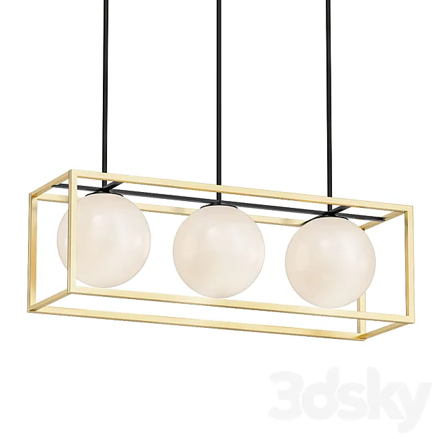 IDEAL LUX LINGOTTO SP3 3D Model IDEAL LUX LINGOTTO SP3 3D Model