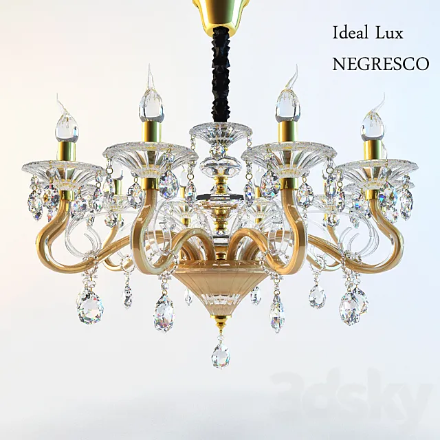 Ideal Lux Negresco 3DModel Ideal Lux Negresco 3DModel