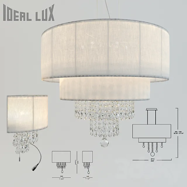 Ideal Lux Opera 3D Model