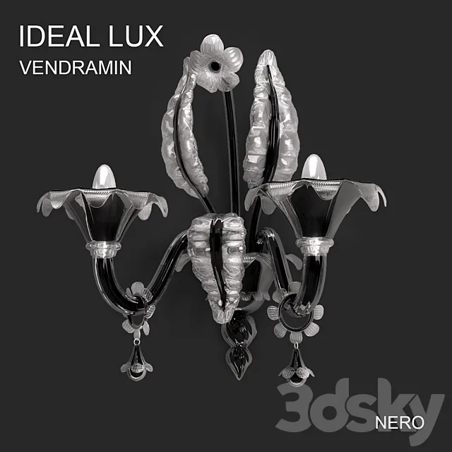 Ideal Lux VENDRAMIN AP2 3DModel Ideal Lux VENDRAMIN AP2 3DModel