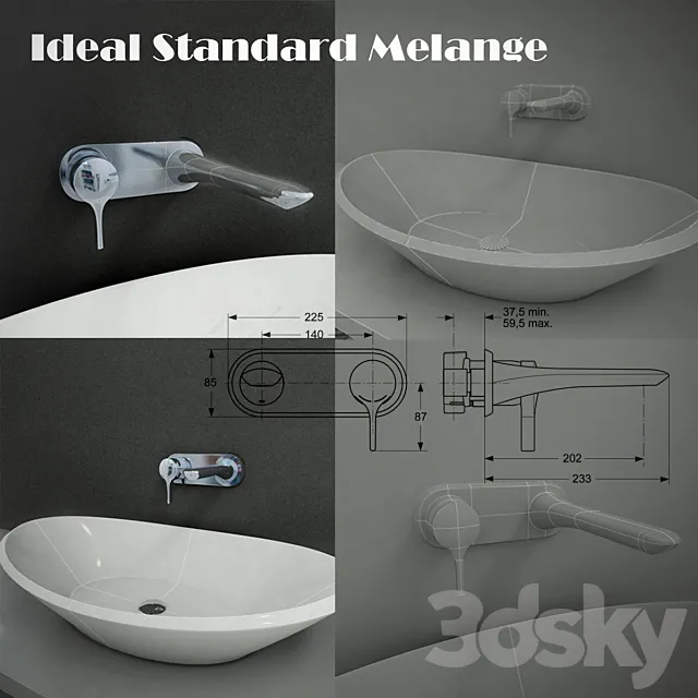 Ideal Standard Melange 3D Model Ideal Standard Melange 3D Model