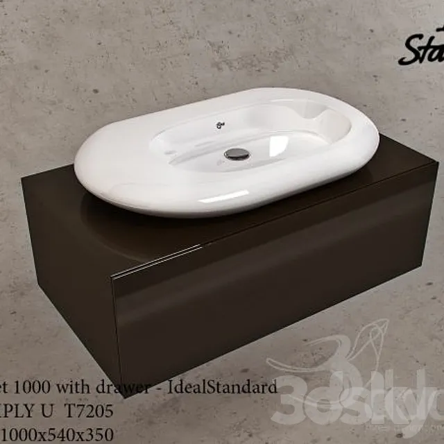 Ideal Standard – SIMPLY U T7205 3D Model Ideal Standard – SIMPLY U T7205 3D Model