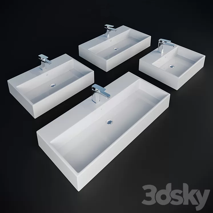 Ideal Standard STRADA washbasins 3D Model