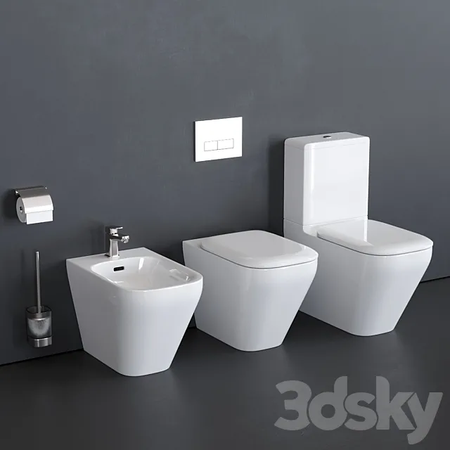 Ideal Standard TONIC II WC art. K3168 art. K3172 art. K5238 3DModel