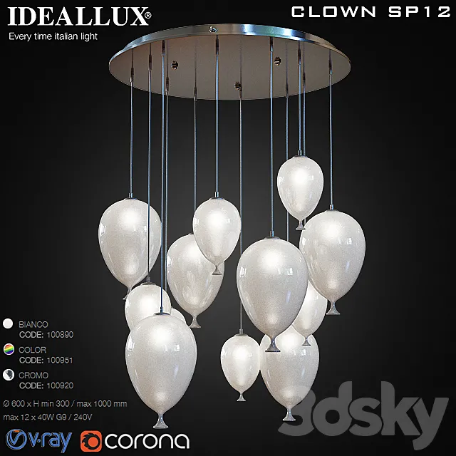 Ideallux (CLOWN SP12) 3DModel Ideallux (CLOWN SP12) 3DModel