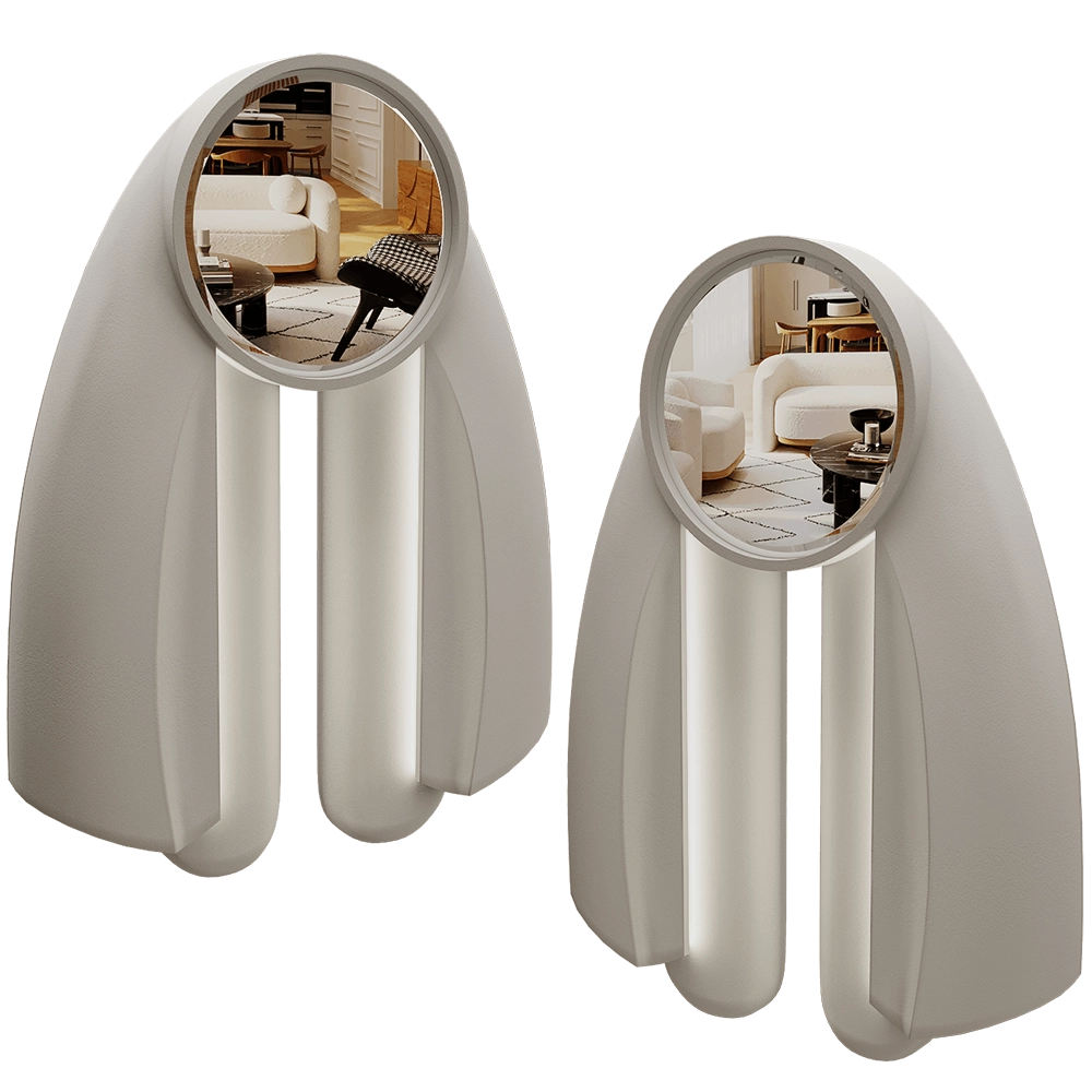 iDeco – Minimal gypsum mirror Malevich 3D Model