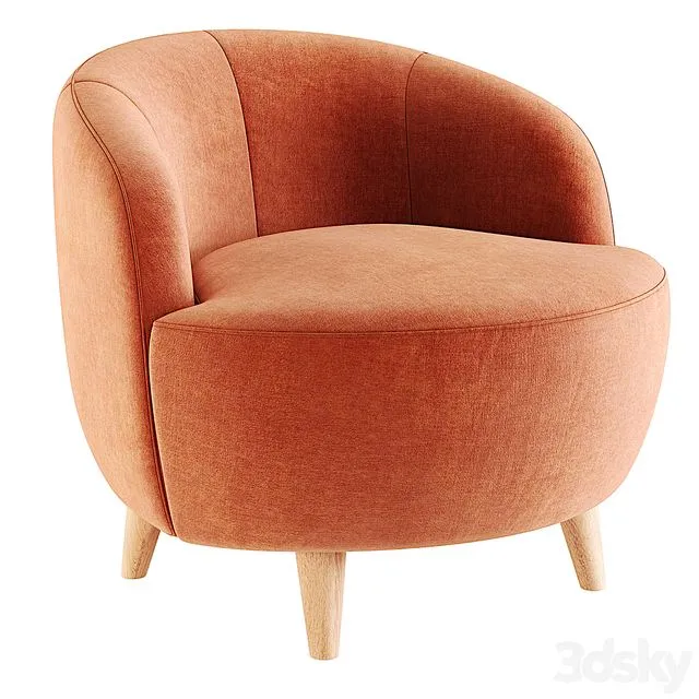 Idensi armchair 3D Model Idensi armchair 3D Model