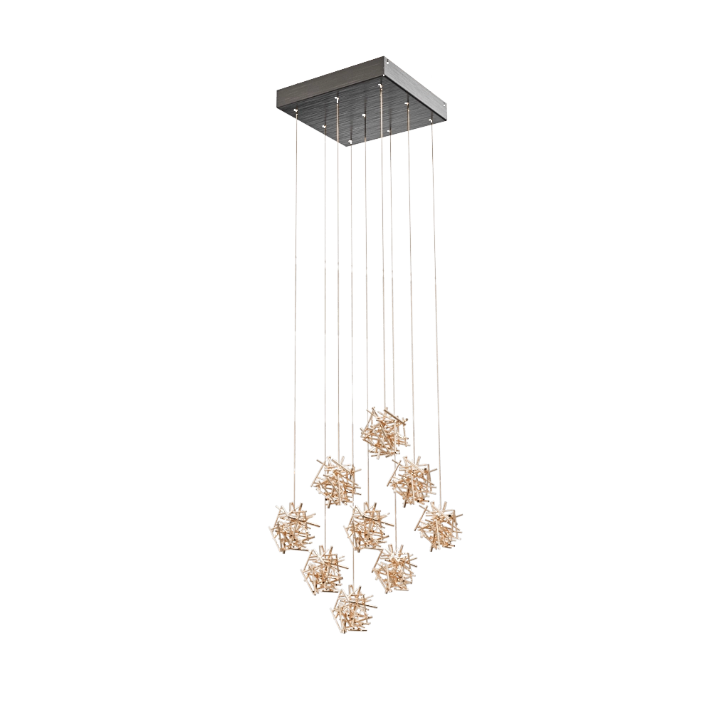 IDL Italian Design Lighting – Chandelier Stardust Suspension 610/9 3D Model