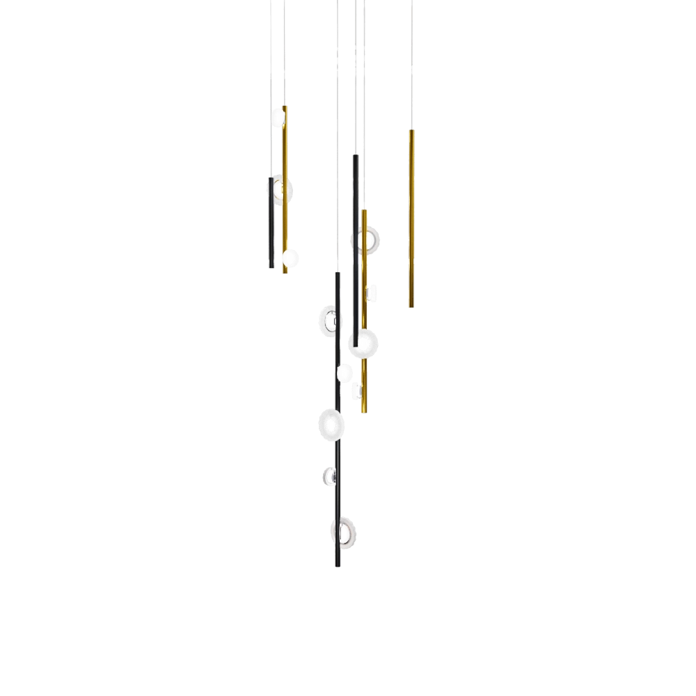 IDL Italian Design Lighting – Pendant lamp Flower Miu 655 3D Model