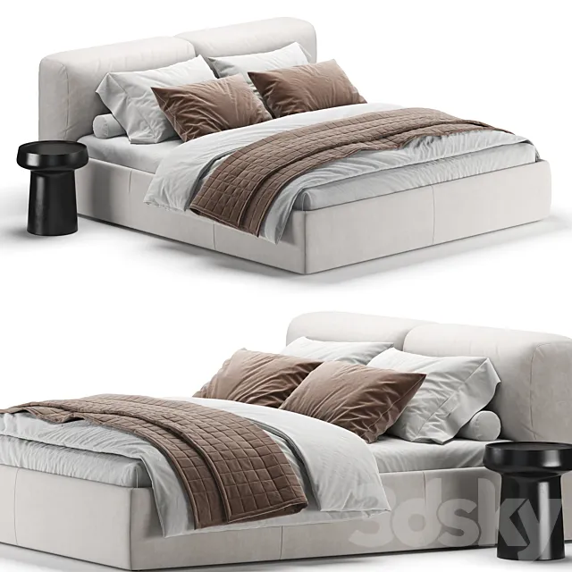 Igea Bed 3D Model Igea Bed 3D Model