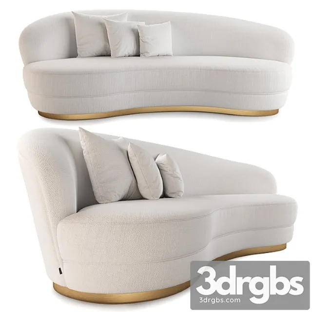 Ignacio luxe hamilton conte sofa 2 3D Model Download
