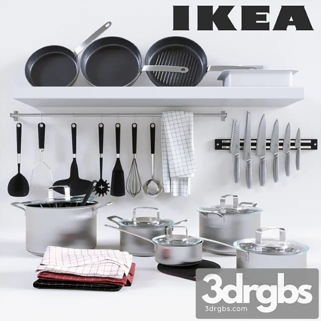 Ikea 365+ cookware collection 3D Model Download