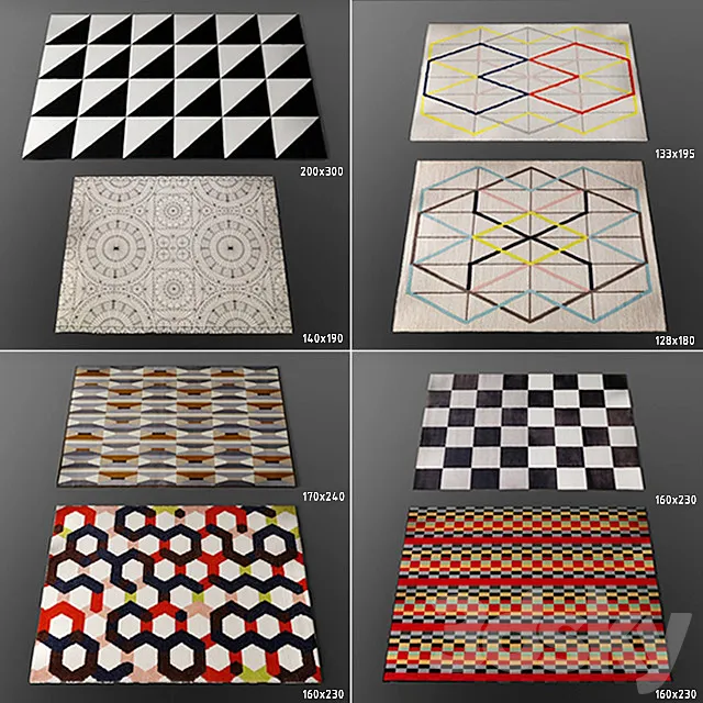 Ikea _ Carpets 3D Model Ikea _ Carpets 3D Model