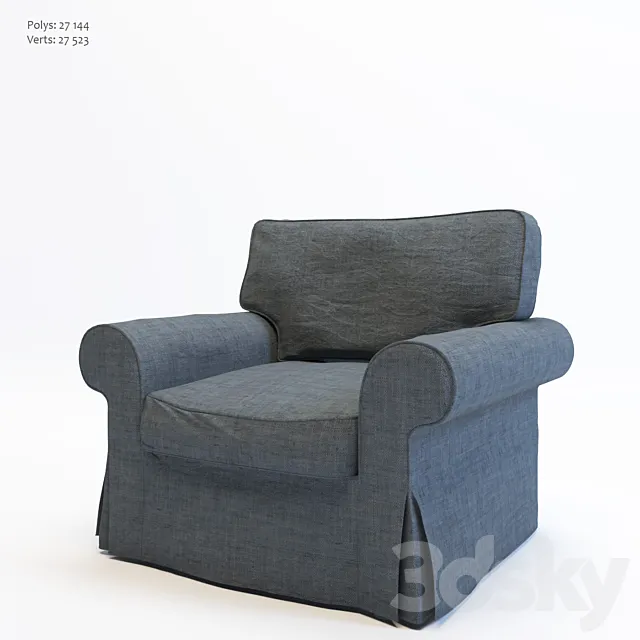 Ikea _ Ektorp Armchair 3D Model