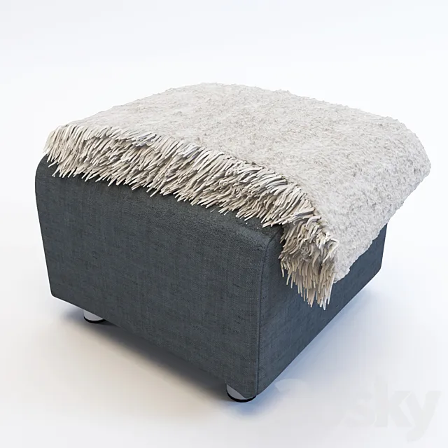Ikea _ Klippan pouffe 3DModel Ikea _ Klippan pouffe 3DModel