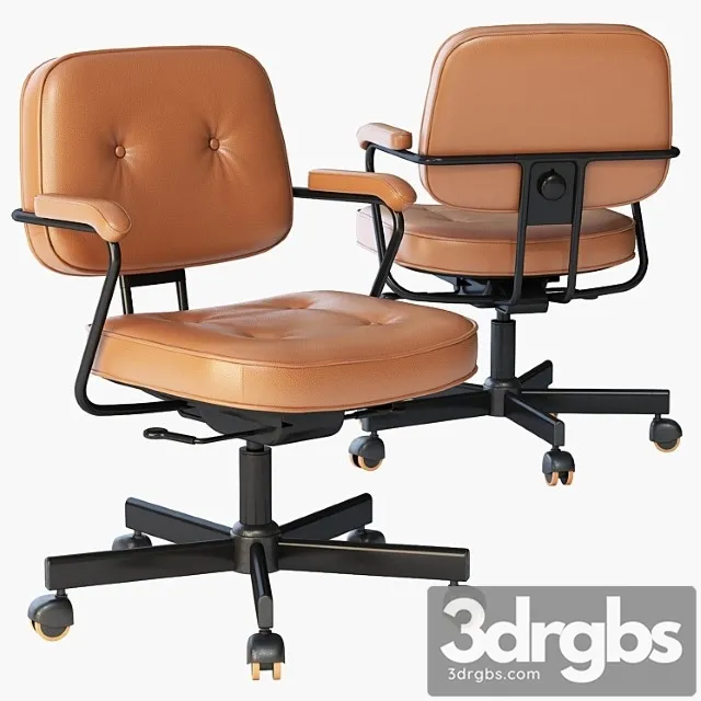 Ikea Alefell Rabochii Stul 3D Model Download