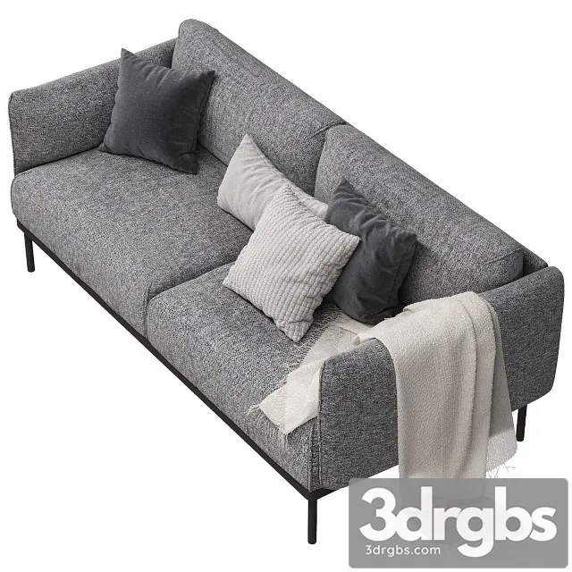 Ikea Applaryd Epplaryd 2 Seat Sofa 3d Model Download 3dsky Decor Helper 