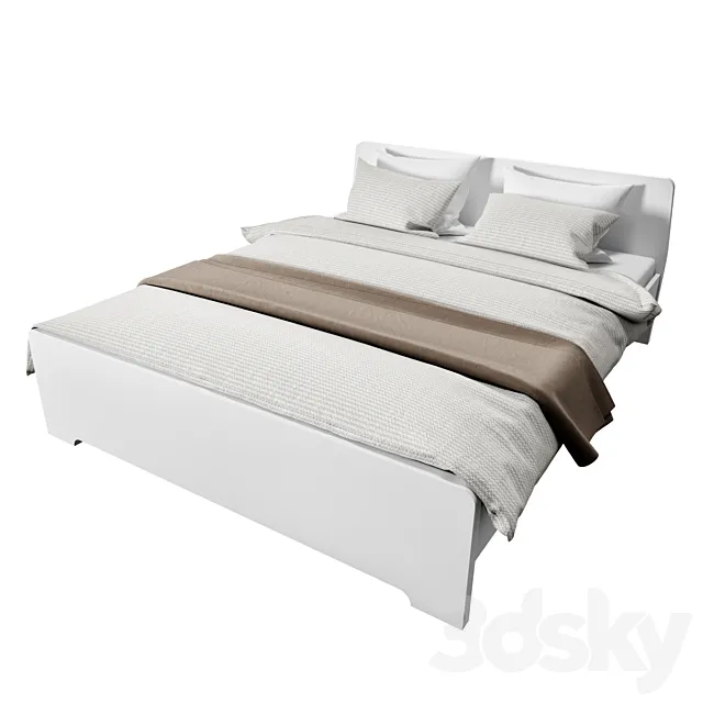 Ikea Askvoll Bed 3DModel Ikea Askvoll Bed 3DModel