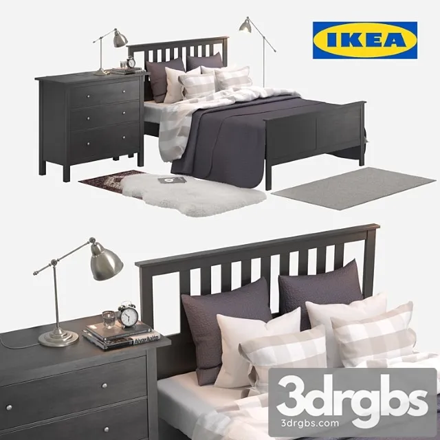 Ikea bedroom Collection 3D Model Download